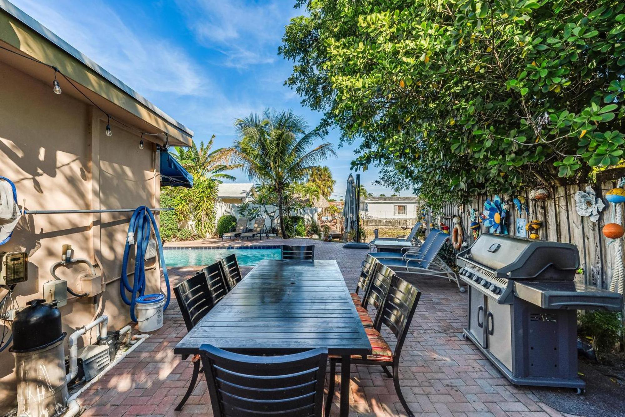 4 Bd Near Beach Spacious Solar Heated Pool Waterfront Home Pompano Beach Kültér fotó
